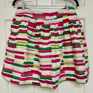 Kaari Blue 100% linen mini skirt size 10